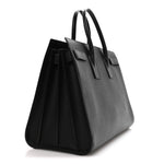Grained Calfskin Large Sac De Jour Carryall Black