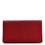 Calfskin Monogram Large Belle De Jour Clutch Red