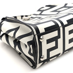 X MARC JACOBS Nappa Mini Peekaboo I SEE U Satchel Black White