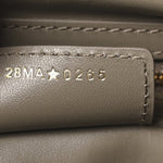 Calfskin Macrocannage Medium D-Motion Bag Clay Green