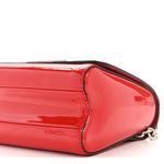Patent Monogram Infrarouge Twist Shoulder Bag PM Coquelicot