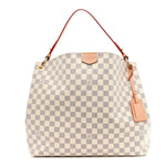Damier Azur Graceful MM Rose Ballerine