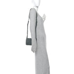Lambskin Maxi Intrecciato Small Cassette Crossbody Bag Thunder