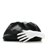 Smooth Butter Calf The Pouch Oversized Clutch Black