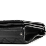 Lambskin Quilted Mini Becky Chain Bag Black