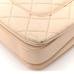 Lambskin Quilted Small Trendy CC Dual Handle Flap Bag Beige