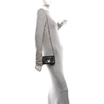 Lambskin Baby Diorama Flap Bag Black