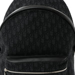 Oblique Calfskin Rider Backpack Black
