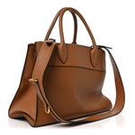 Saffiano City Calf Medium Esplanade Tote Caramel