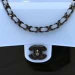 Plexiglass Plexi Coco Bag Black Blue
