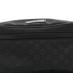 Nylon Monogram Fanny Pack Belt Bag Black