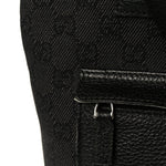 Denim Monogram Tote Bag Black