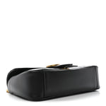 Calfskin Matelasse Small GG Marmont Shoulder Bag Black