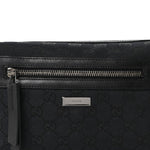 GG Canvas Monogram Shoulder Bag Black