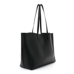 Calfskin Large Shopping Tote Black