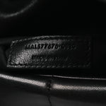 Lambskin Quilted Toy Loulou Puffer Monogram Monochrome Chain Satchel Black
