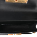 Smooth Calfskin Mini Manhattan Shoulder Bag Black
