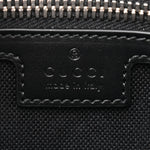 Soft GG Supreme Monogram Web Belt Bag Black Grey