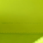 Grained Calfskin Embossed Car Camera Bag Yellow Fluo Black