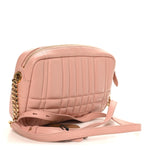 Calfskin Quilted Small Lola Camera Bag  Dusty Pink