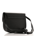 Smooth Calfskin Monogram Medium Kaia Satchel Black