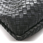 Nappa Intrecciato Large Veneta Hobo Black