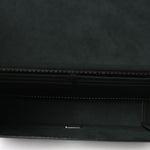 Vitello King FF Lines Embossed Baguette Soft Trunk Black