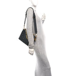 Lambskin Embossed Monogram Coussin PM Black