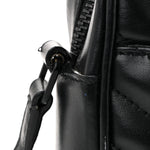 Calfskin Matelasse Monogram Monochrome Lou Camera Bag Black