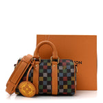 LV Vers Damier Ebene Keepall Bandouliere 25