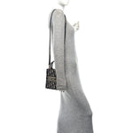 Oblique Mini Book Tote Phone Bag Blue