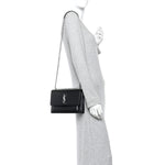 Calfskin Medium Monogram Sunset Black