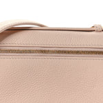 Grained Calfskin Extra Pocket Mini Pouch Creamed Honey