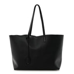 Calfskin Large Shopping Tote Black