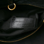 Santorini Lux Calfskin Y Drawstring Tote Black