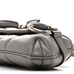 Nappa Vertical Matelasse Small Maxi Horsebit Chain Shoulder Bag Gray