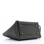 Grained Calfskin Mini Belt Bag Grey