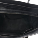 Drummed Calfskin Micro Luggage Black
