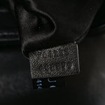 Nappa Vertical Matelasse Medium Maxi Horsebit Chain Shoulder Bag Black