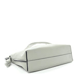 Calfskin Mini Flamenco Knot Clutch Ash Grey
