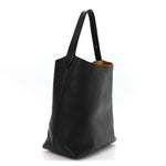 Grained Calfskin Low Key Hobo MM Black
