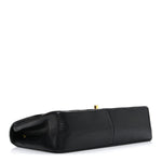 Lambskin Quilted Medium Single Flap Black