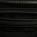 Drummed Calfskin Micro Luggage Black