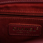 Caviar Quilted Small Business Affinity Flap Burgundy