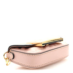 Nappa Matisse FF Embossed Nano Maxi Buckle Baguette Charm Rosa Quarzo