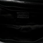 Nappa Vertical Matelasse Medium Maxi Horsebit Chain Shoulder Bag Black