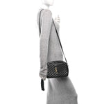 Calfskin Matelasse Monogram Lou Camera Bag Deep Marine
