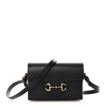 Calfskin Horsebit 1955 Shoulder Bag Black