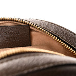 GG Supreme Monogram Web Mini Ophidia Round Shoulder Bag Brown
