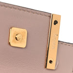 Nappa Matisse FF Embossed Nano Baguette Charm Rosa Quarzo